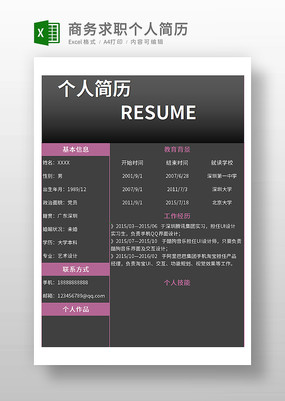 構(gòu)建專(zhuān)業(yè)個(gè)人商務(wù)服務(wù)簡(jiǎn)歷表 強(qiáng)化第一印象，助力開(kāi)單成交